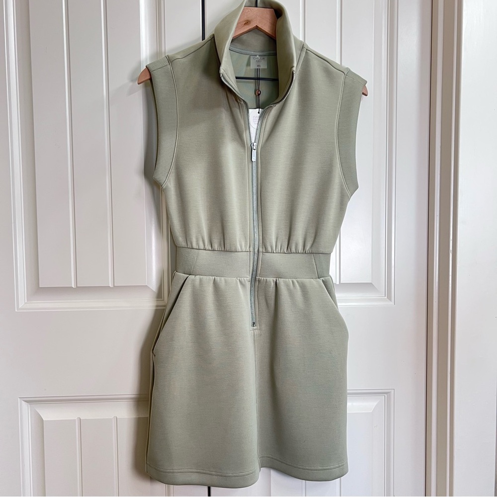 Calia Womens Sandwash Dress in Olive Green, Size XS, NWT - Picture 3 of 9